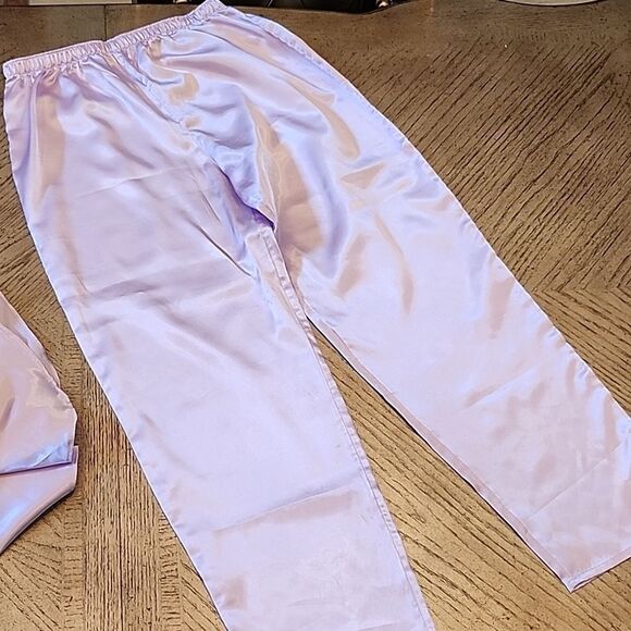 Lilac satin pj set size M/L - Picture 10 of 14